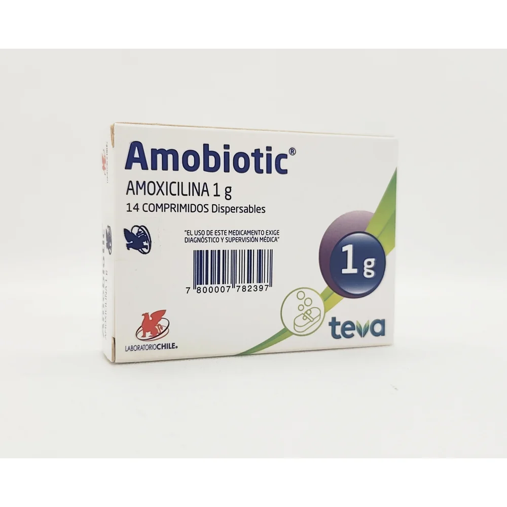 AMOBIOTIC 1 GR CJ X 14 COMPRIMIDOS DISPERSABLES