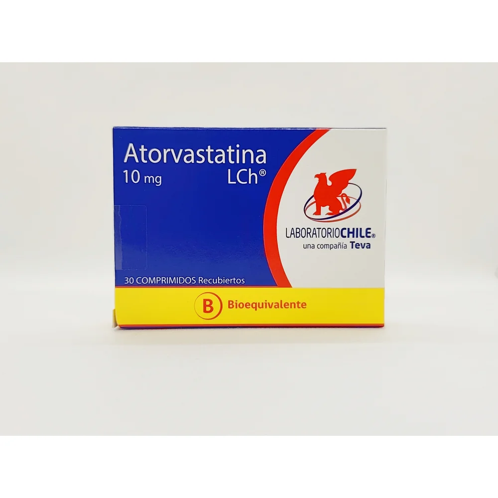 ATORVASTATINA 10 MG CJ X 30 COMP REC