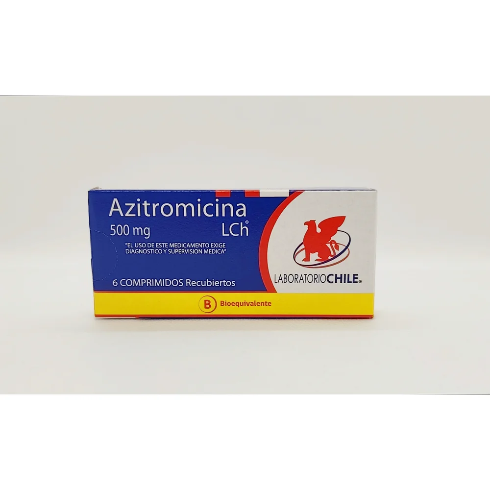 AZITROMICINA 500 MG  CJ X 6 COMP RECUBIERTOS