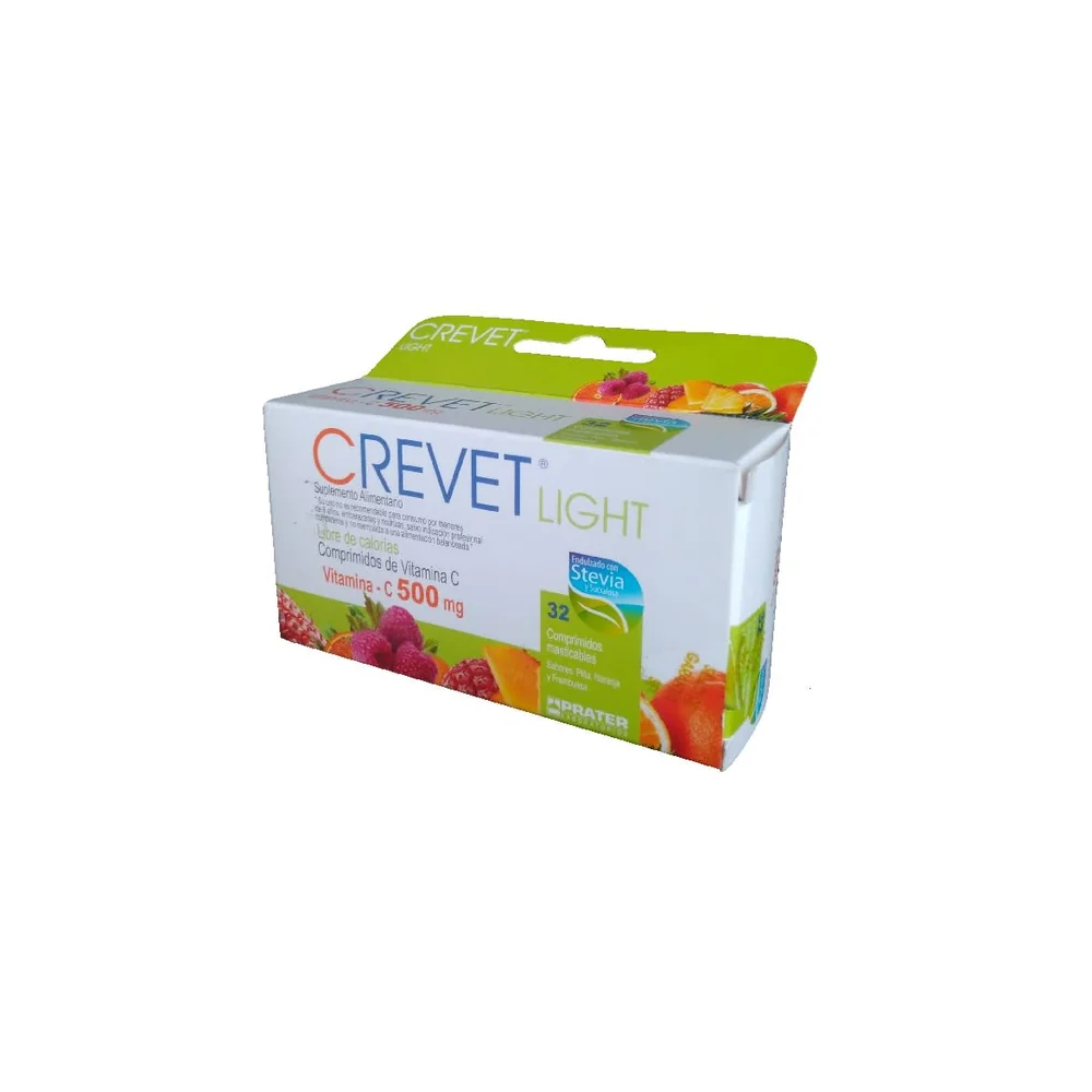 CREVET LIGTH 500 MG X 32 COMP (AC ASCORBICO)