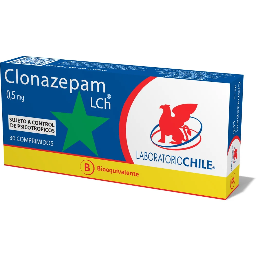 CLONAZEPAM 0,5 MG 30 COMPRIMIDOS