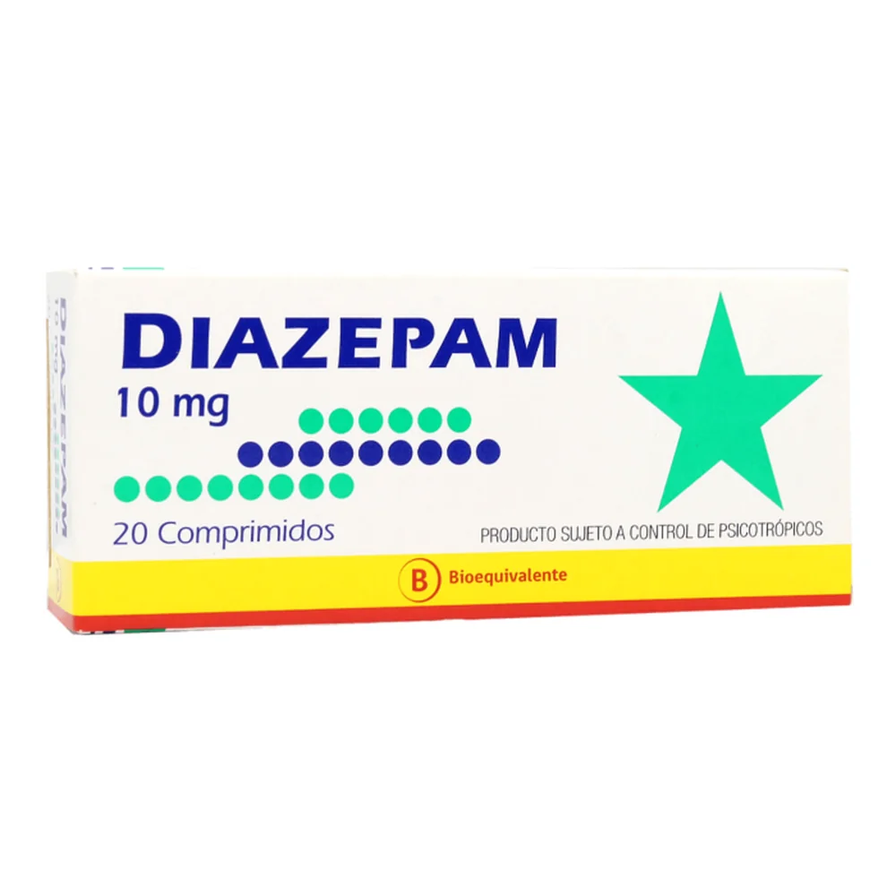 DIAZEPAM 10 MG 20 COMP