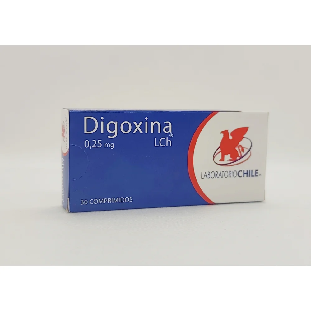 DIGOXINA 0.25 MG CJ X 30 COMPRIMIDOS