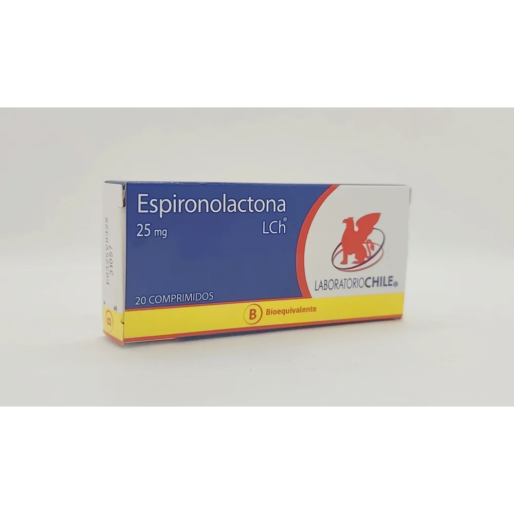 ESPIRONOLACTONA 25MG CJ X 20 COMP