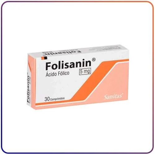 FOLISANIN 5 MG - 30 COMPRIMIDOS  (ACIDO FOLICO)