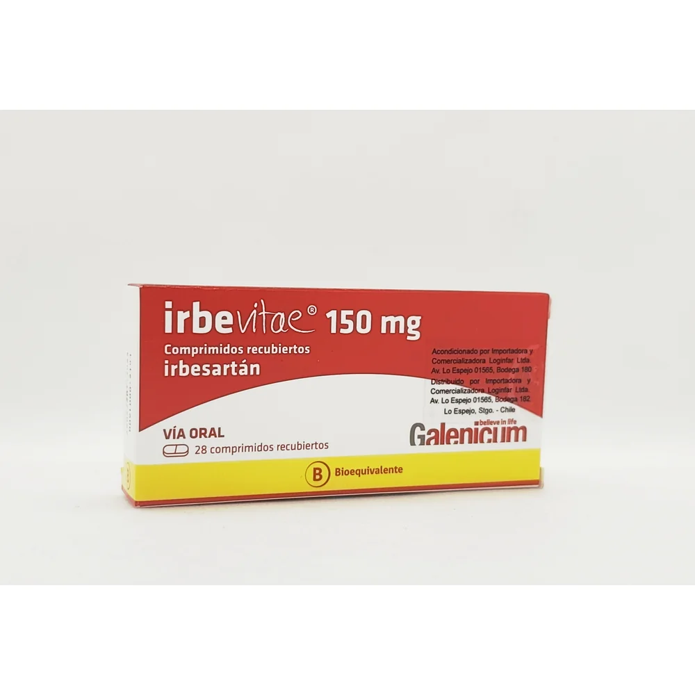 IRBEVITAE 150MG CJ X 28 COMP RECUBIERTOS