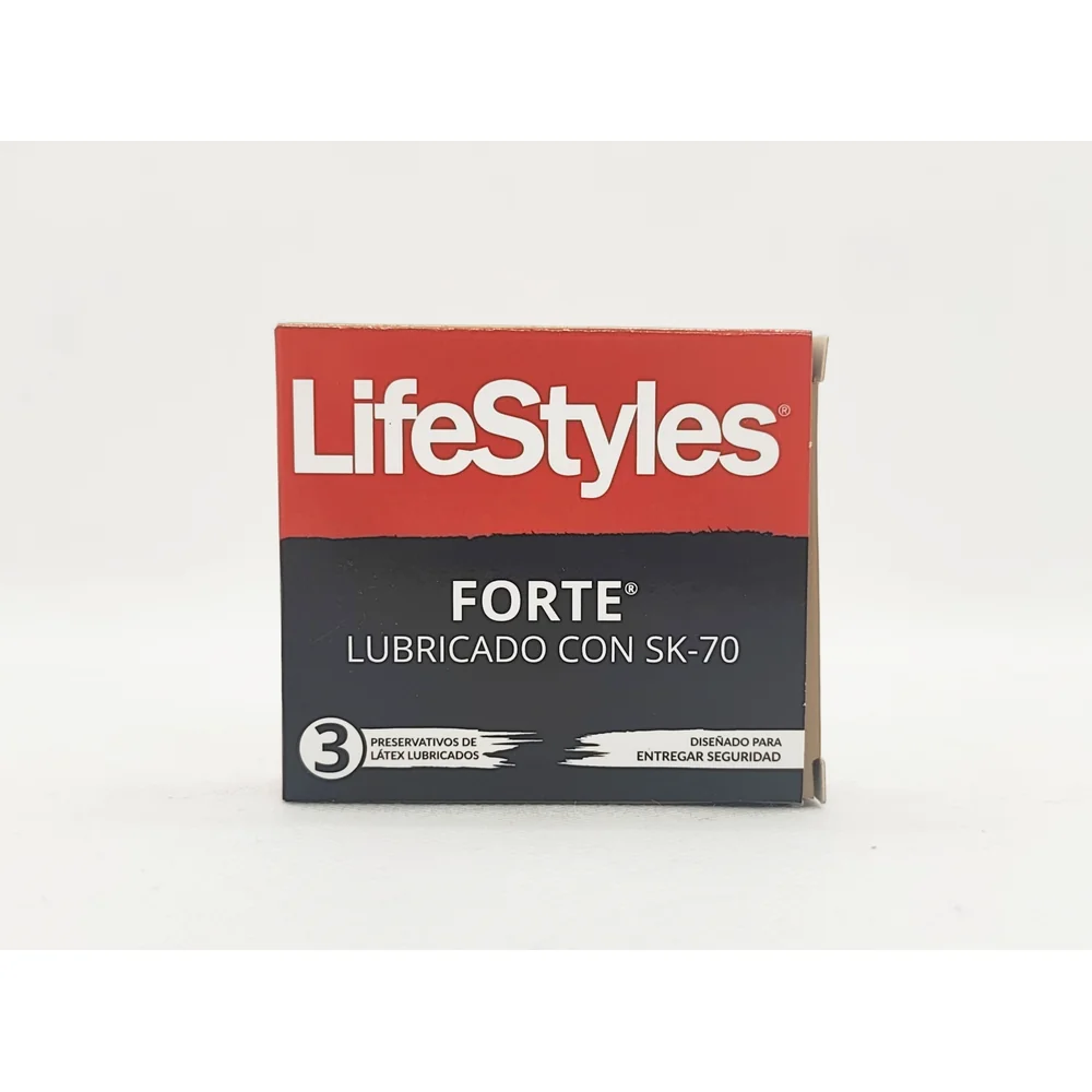 LIFESTYLES FORTE X 3 UNIDADES