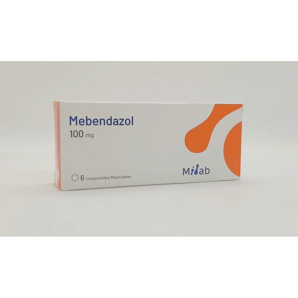 MEBENDAZOL 100MG CJ X 6 COMP MASTICABLES