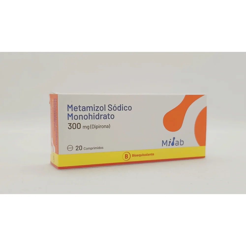 METAMIZOL SODICO 300 MG CJ X 20 COMPRIMIDOS