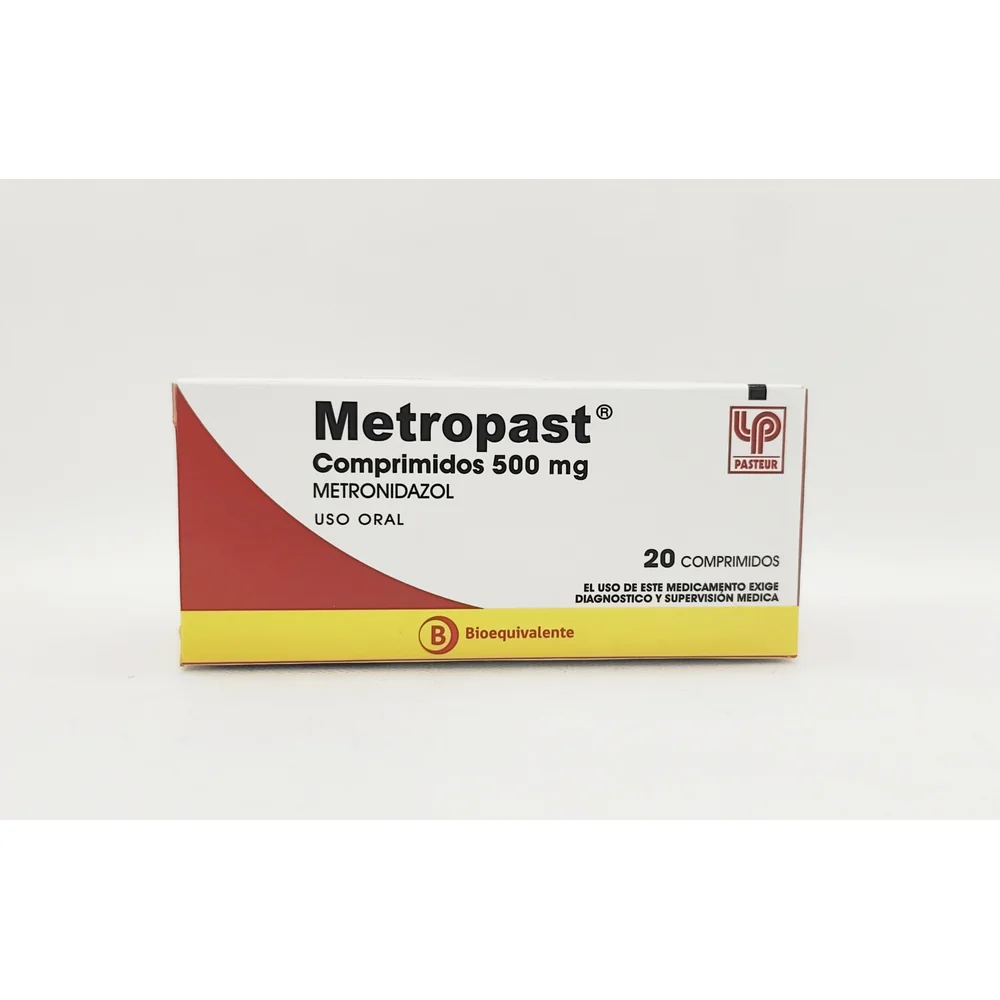 METROPAST 500 MG CJ X 20 COMPRIMIDOS