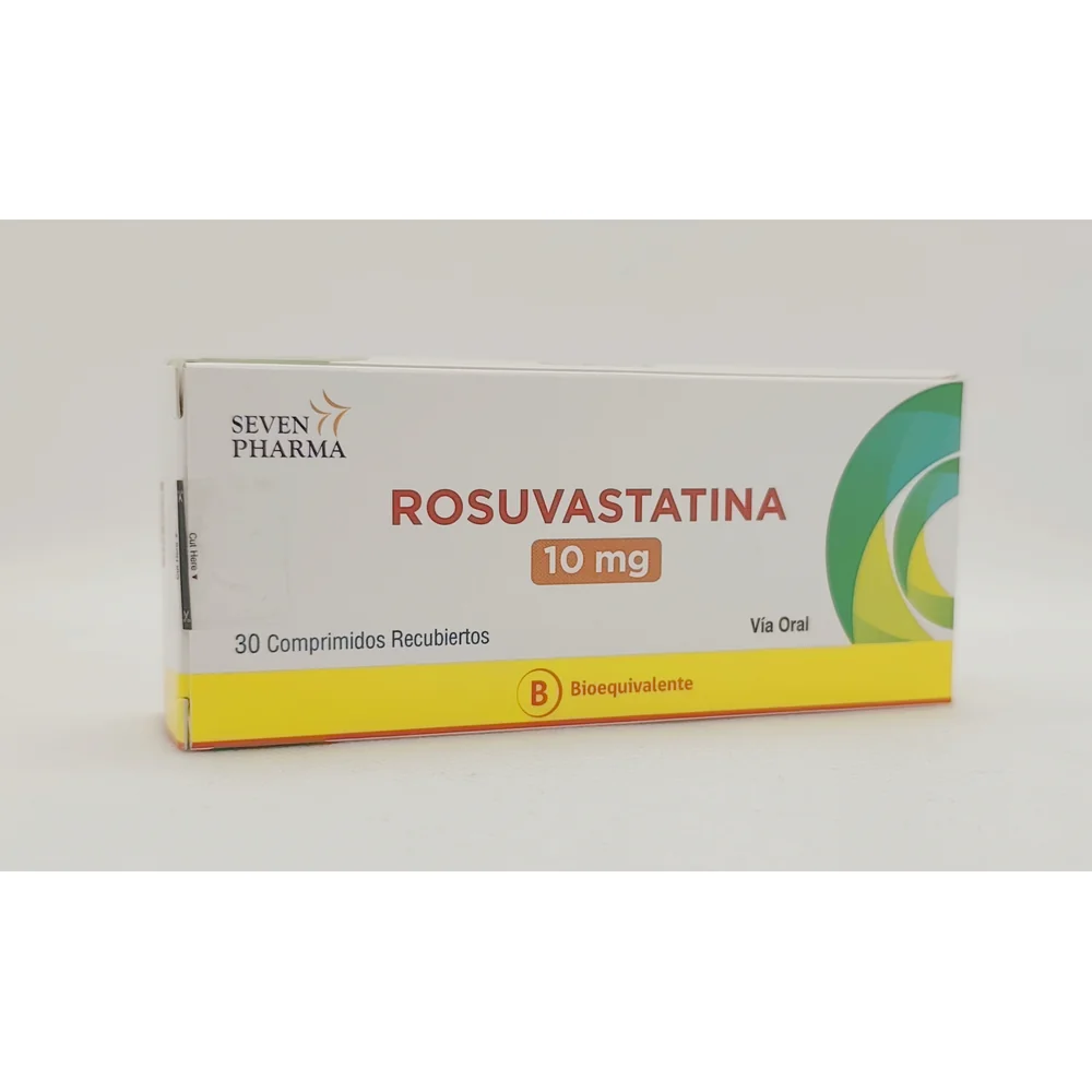 ROSUVASTATINA 10MG CJ X 30 COMP RECUBIERTOS