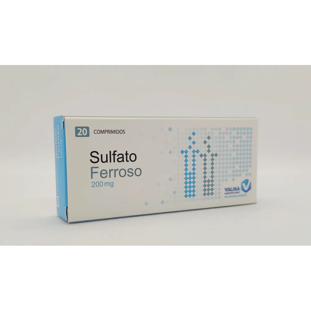 SULFATO FERROSO 200 MG CJ X 20 COMPRIMIDOS