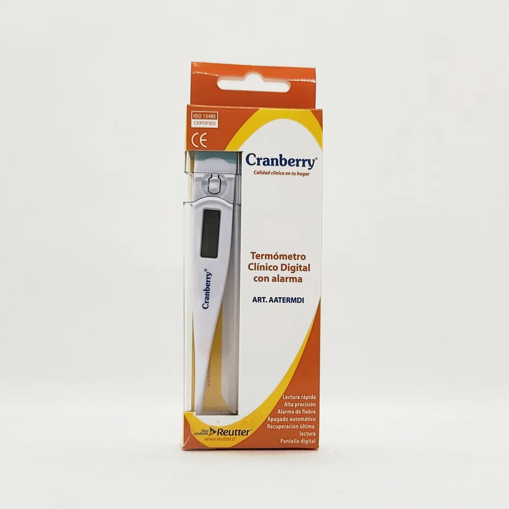 TERMOMETRO CLINICO DIGITAL CON ALARMA