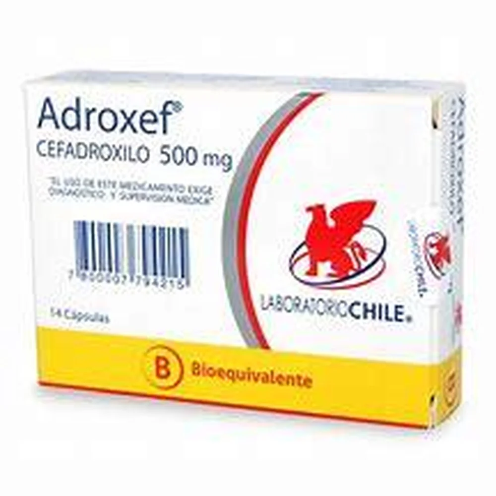 ADROXEF 500 MG X 14 CAPSULAS (CEFADROXILO)