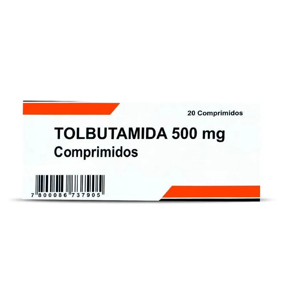 TOLBUTAMIDA 500MG 20 COMPRIMIDOS
